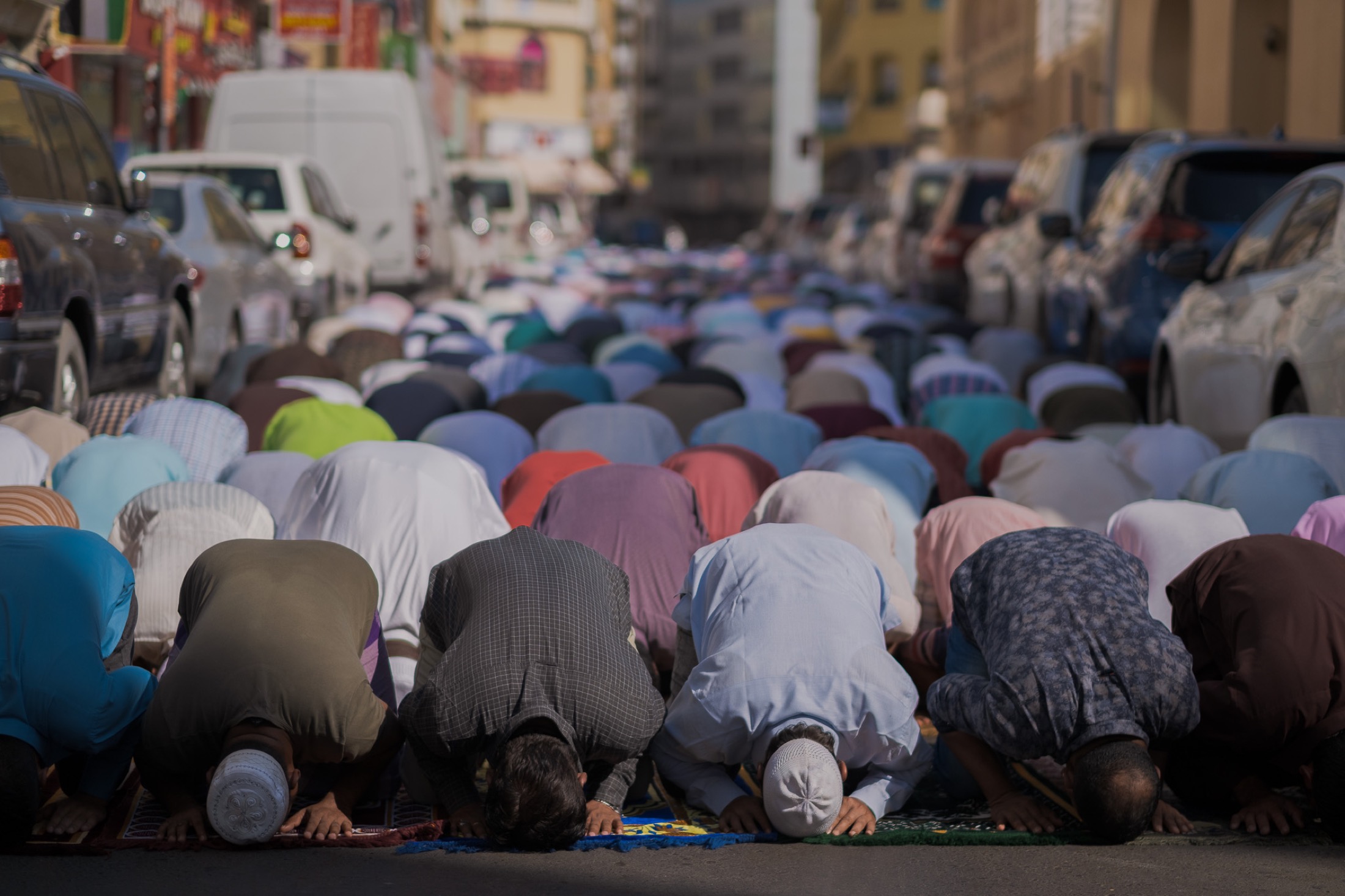 Street prayer photograph by Levi Meir Clancy for the Reddit section
