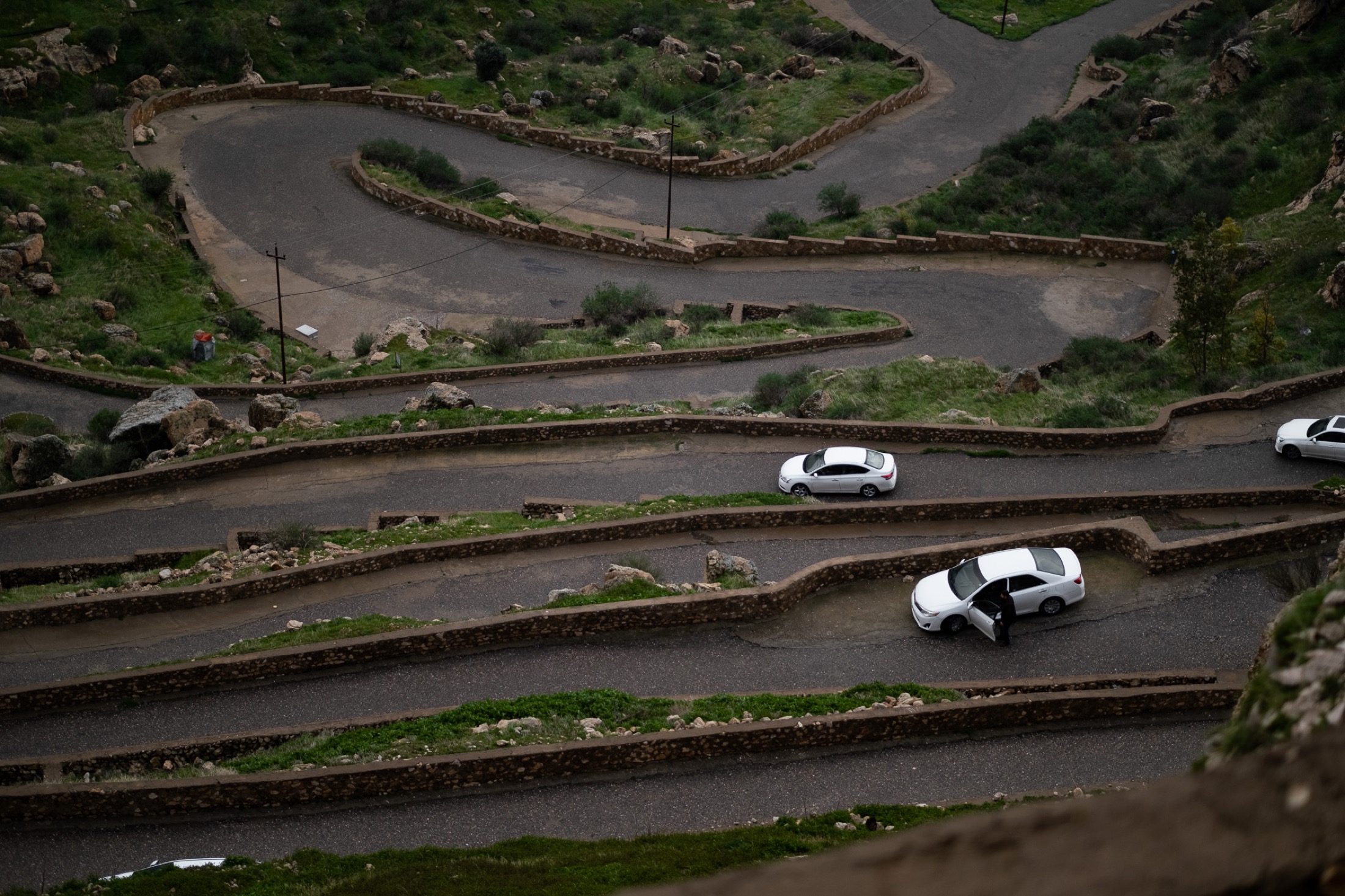 Mountain roads photographed by Levi Meir Clancy for the Unsplash section